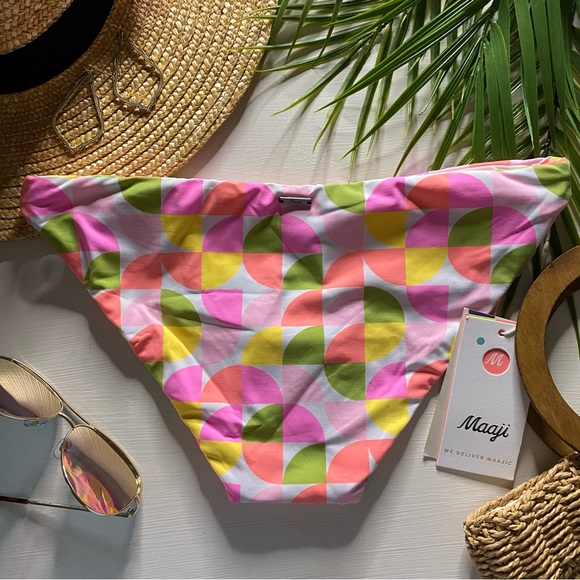 Maaji ☀️ Abstract Reversible Bikini Bottoms - Picture 3 of 9